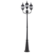 Parkway 3-Light 91.5" Outdoor Post Lantern in Rust