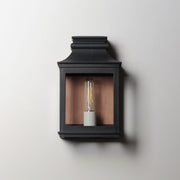Savannah VX 1 Light Outdoor Wall Sconce in Antique Copper / Black Oxide