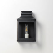 Savannah VX 1 Light Outdoor Wall Sconce in Black Oxide