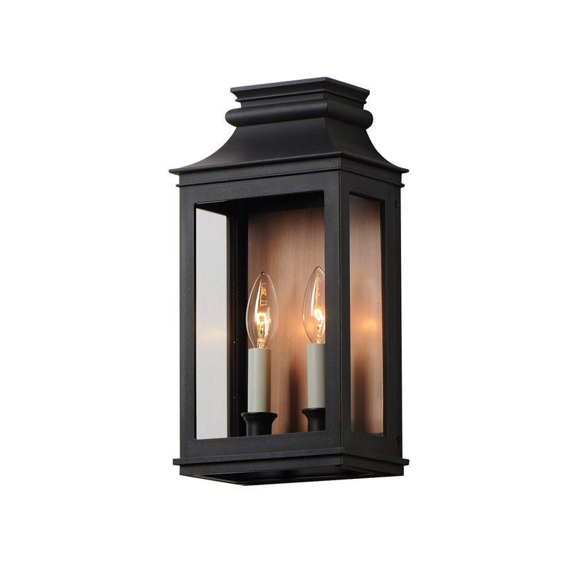 Savannah VX 2 Light Outdoor Wall Sconce in Antique Copper / Black Oxide