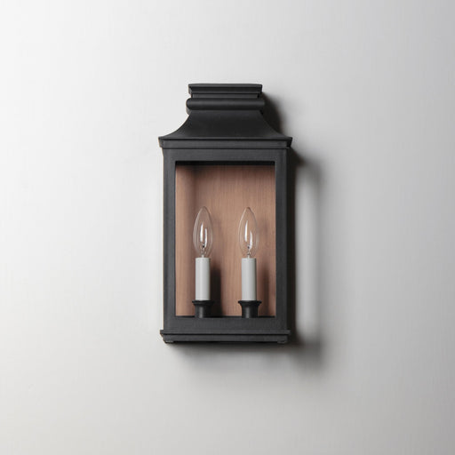 Savannah VX 2 Light Outdoor Wall Sconce in Antique Copper / Black Oxide