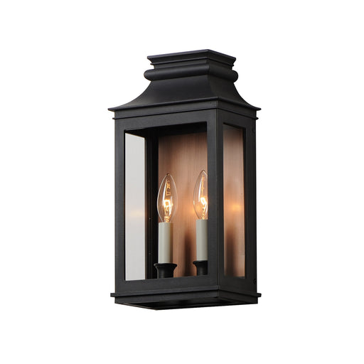 Savannah VX 2 Light Outdoor Wall Sconce in Antique Copper / Black Oxide