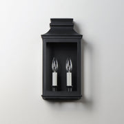Savannah VX 2 Light Outdoor Wall Sconce in Black Oxide