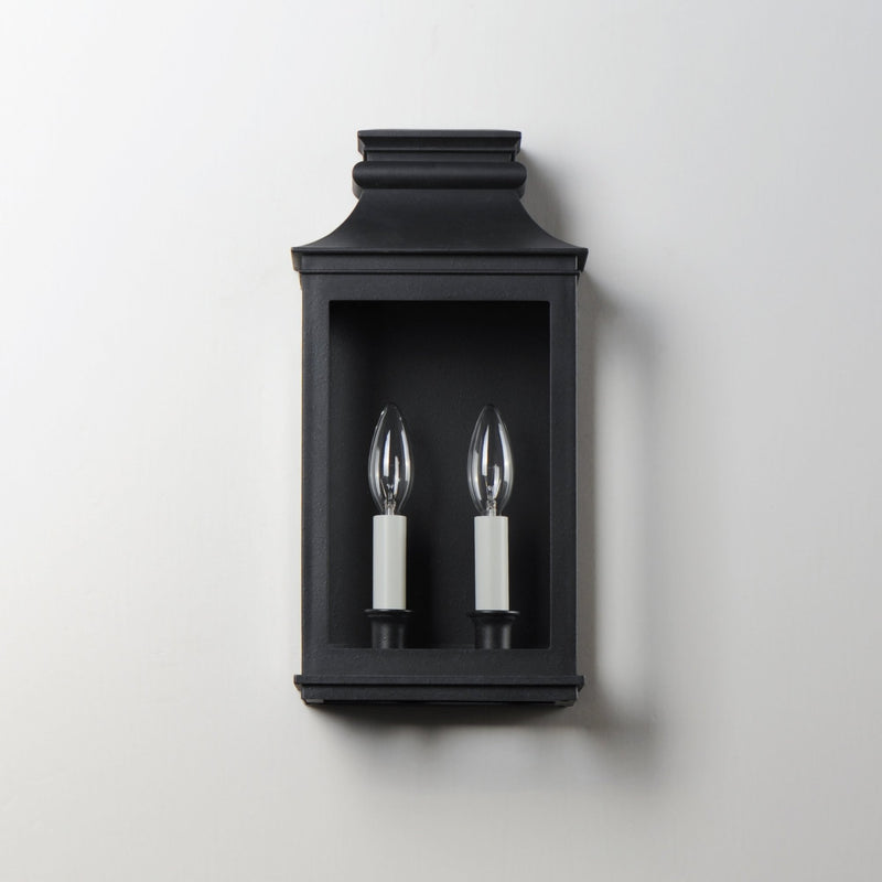 Savannah VX 2 Light Outdoor Wall Sconce in Black Oxide