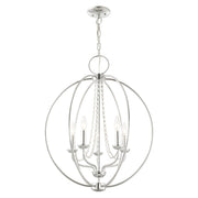 Arabella 5-Light Chandelier in Polished Chrome