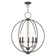 Arabella 5-Light Chandelier in English Bronze