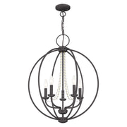 Arabella 5-Light Chandelier in English Bronze