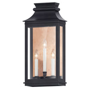 Savannah VX 3 Light Outdoor Wall Sconce in Antique Copper / Black Oxide