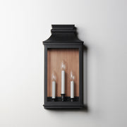 Savannah VX 3 Light Outdoor Wall Sconce in Antique Copper / Black Oxide