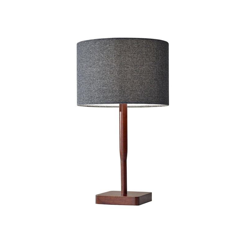 Ellis Table Lamp in Walnut Rubber Wood