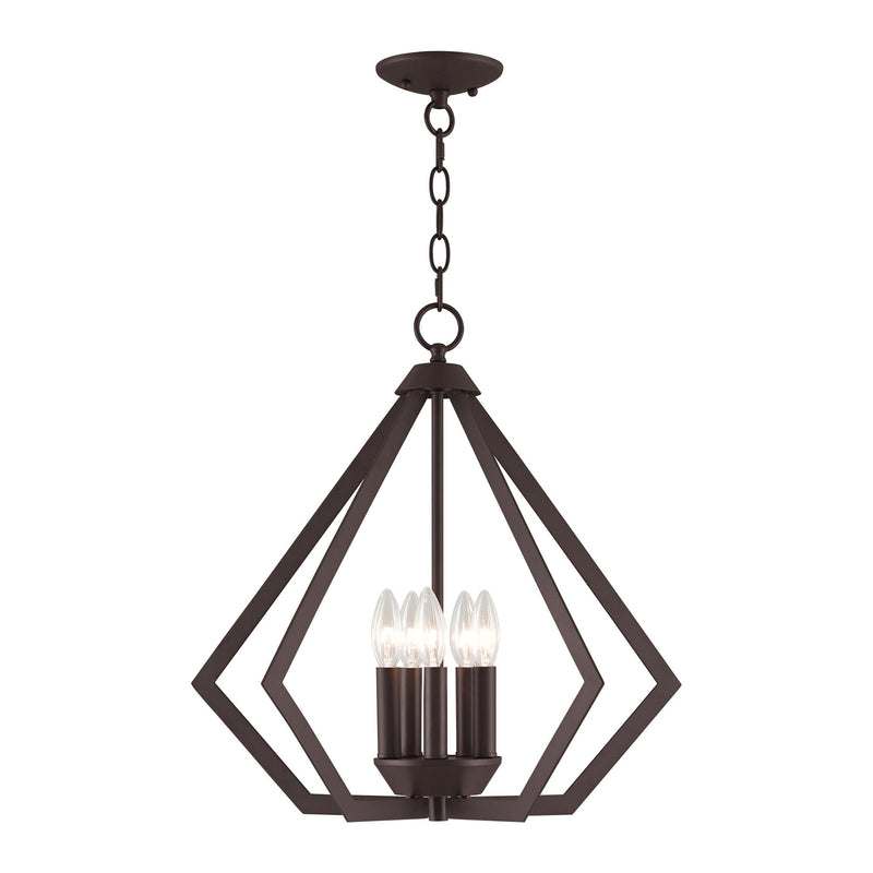Prism 5-Light Chandelier in Bronze