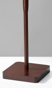 Ellis Floor Lamp in Walnut Rubber Wood