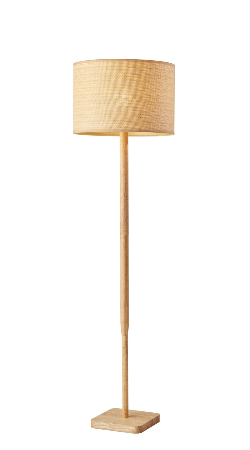 Ellis Floor Lamp in Natural Wood