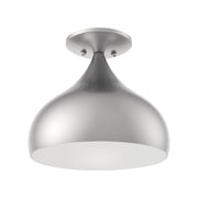 Amador 10" Semi-Flush Mount in Brushed Nickel
