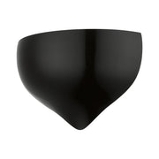 Amador Half Moon ADA Wall Sconce in Shiny Black