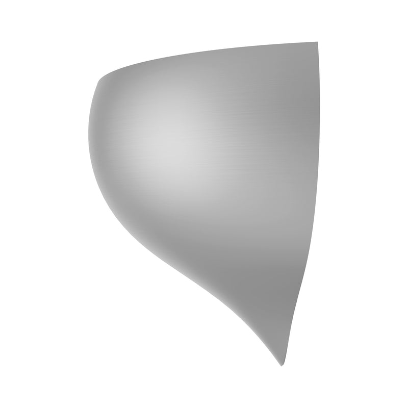 Amador Half Moon ADA Wall Sconce in Brushed Nickel