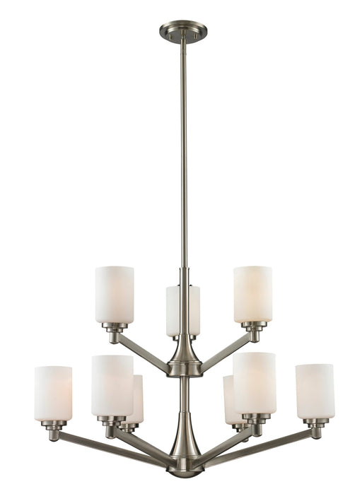 Montego 9 Light 31.125" Chandelier in Brushed Nickel
