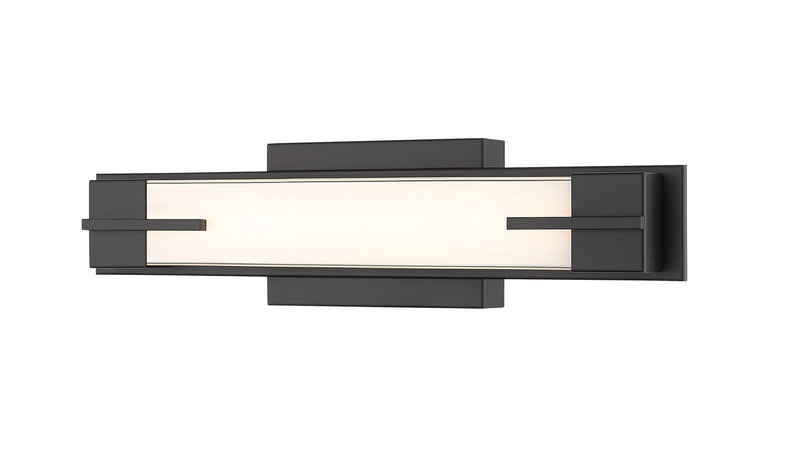 Chase 1 Light 18" Vanity in Matte Black