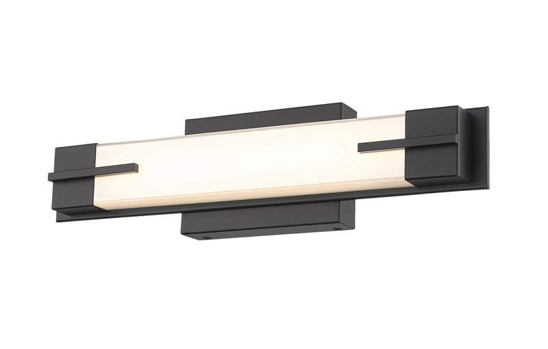 Chase 1 Light 18" Vanity in Matte Black