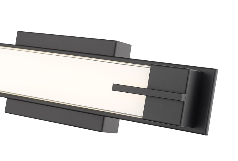 Chase 1 Light 18" Vanity in Matte Black
