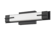Chase 1 Light 18" Vanity in Matte Black