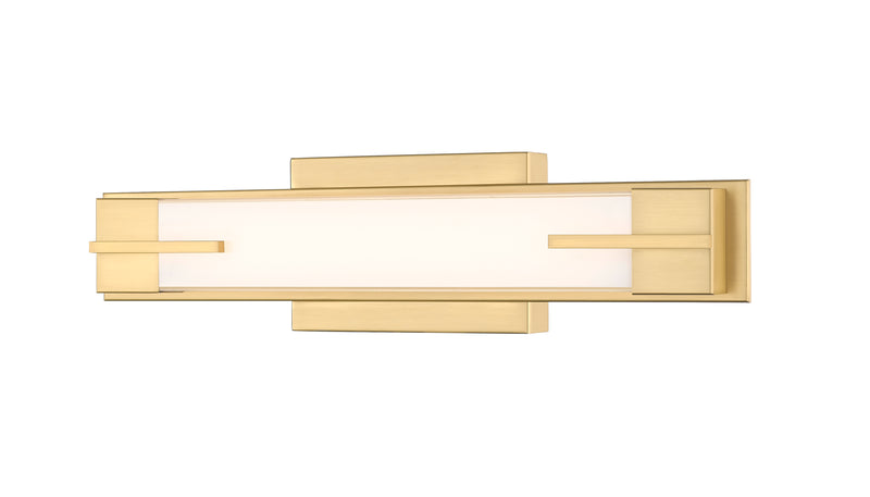Chase 1 Light 18" Vanity in Modern Gold