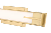Chase 1 Light 18" Vanity in Modern Gold