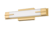 Chase 1 Light 18" Vanity in Modern Gold