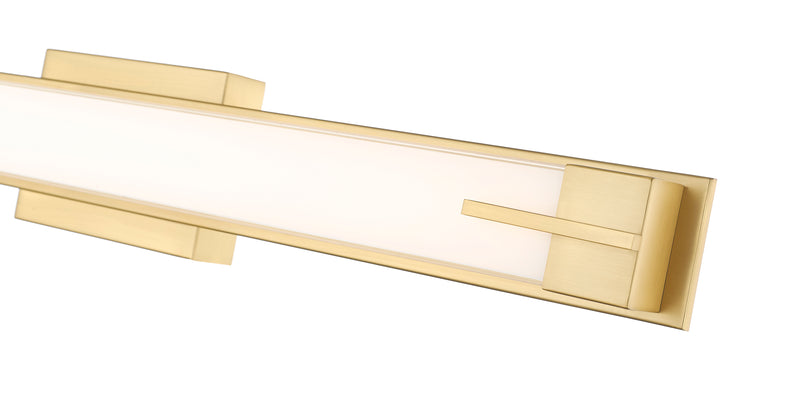 Chase 1 Light 33" Vanity in Modern Gold