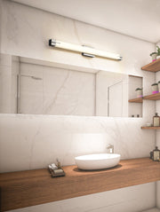 Chase 1 Light 43" Vanity in Chrome in a room setting