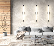 Chase 1 Light 43" Vanity in Matte Black in a room setting