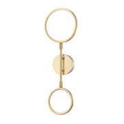 Saturn Wall Sconce in Aged Brass