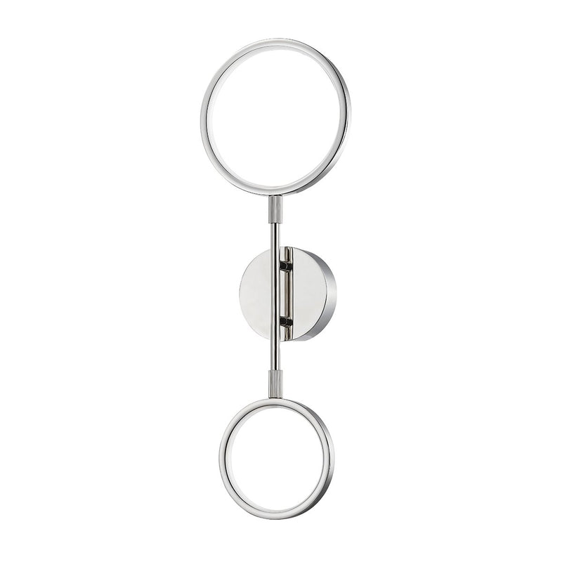 Saturn Wall Sconce in Polished Nickel