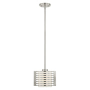 Hilliard Mini Pendant in Brushed Nickel