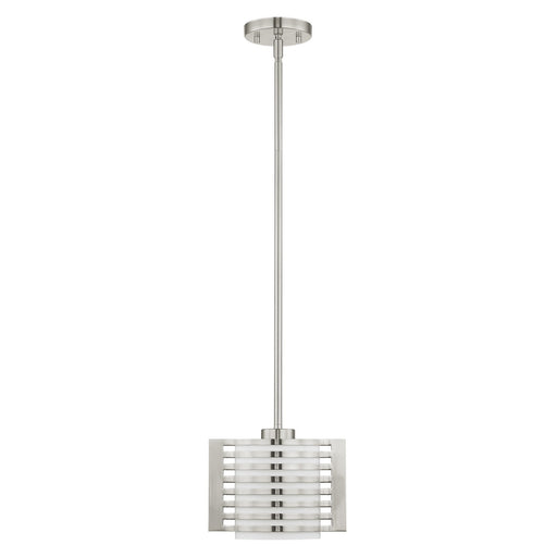 Hilliard Mini Pendant in Brushed Nickel