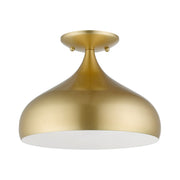 Amador 11.75" Semi-Flush Mount in Soft Gold