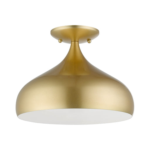 Amador 11.75" Semi-Flush Mount in Soft Gold