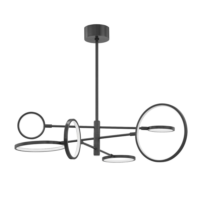 Saturn Chandelier in Old Bronze