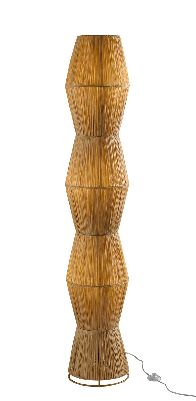 Renata 3-Light Floor Lamp in Paper Raffia