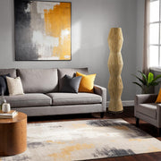 Renata 3-Light Floor Lamp in Paper Raffia