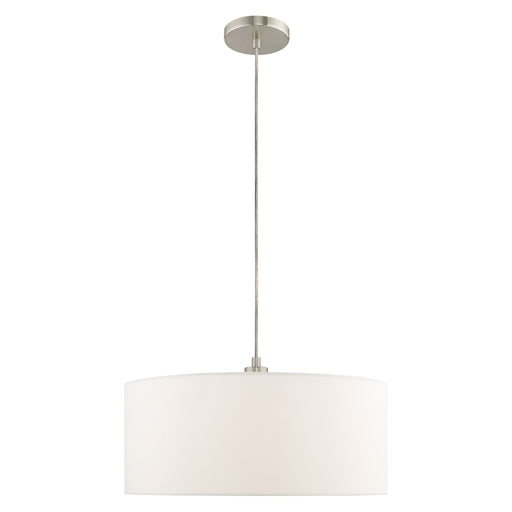 Meridian 18" Drum Pendant in Brushed Nickel