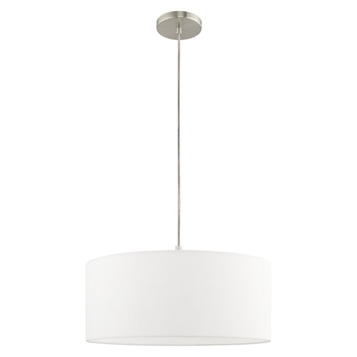 Meridian 18" Drum Pendant in Brushed Nickel