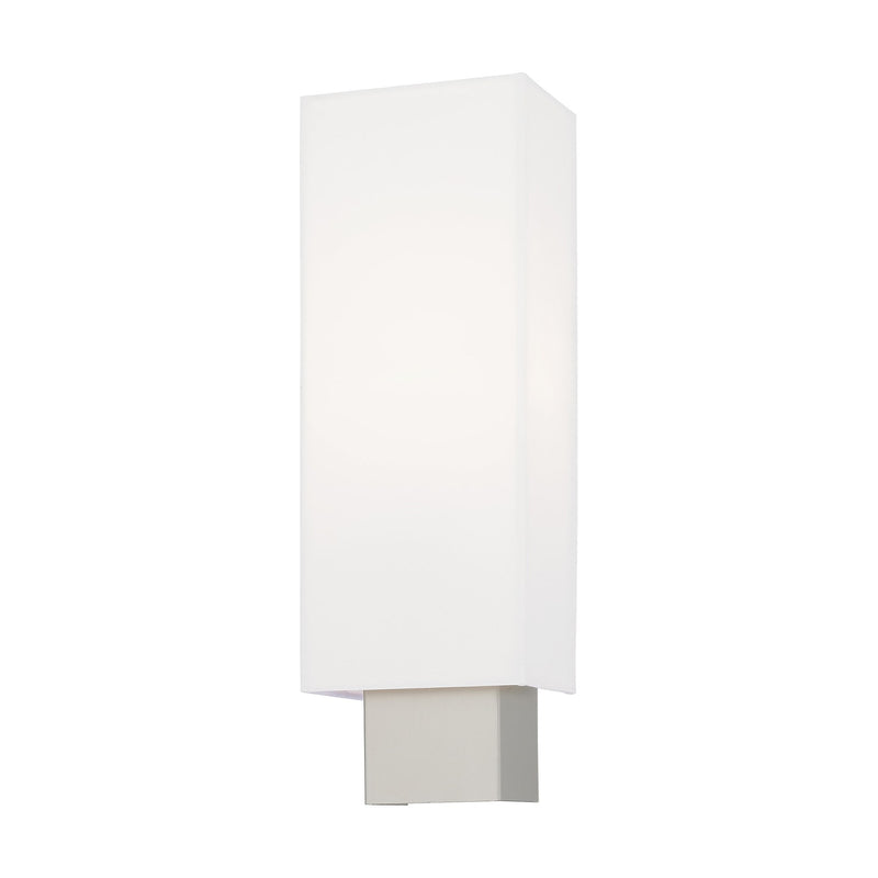 Ada 16" Tall ADA Wall Sconce in Brushed Nickel