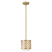 Arabesque Mini Pendant in Soft Gold
