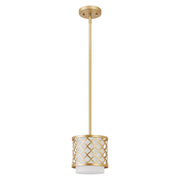 Arabesque Mini Pendant in Soft Gold