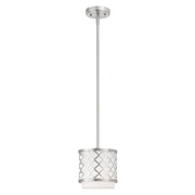 Arabesque Mini Pendant in Brushed Nickel
