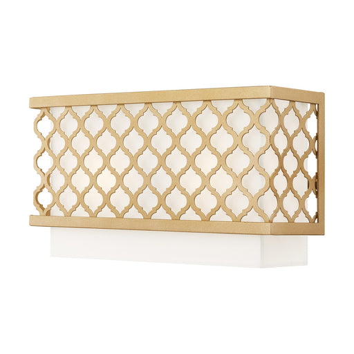 Arabesque 2-Light 13" ADA Wall Sconce in Soft Gold