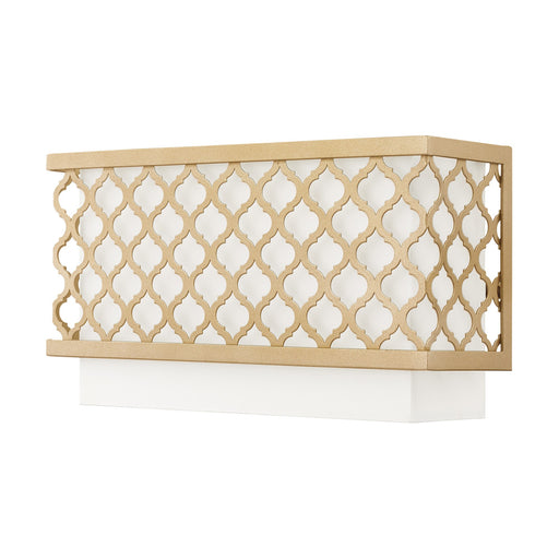 Arabesque 2-Light 13" ADA Wall Sconce in Soft Gold
