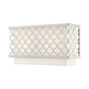 Arabesque 2-Light 13" ADA Wall Sconce in Brushed Nickel