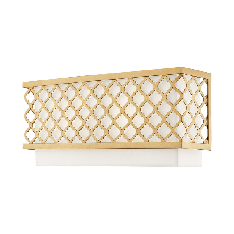 Arabesque 2-Light 16" ADA Wall Sconce in Soft Gold